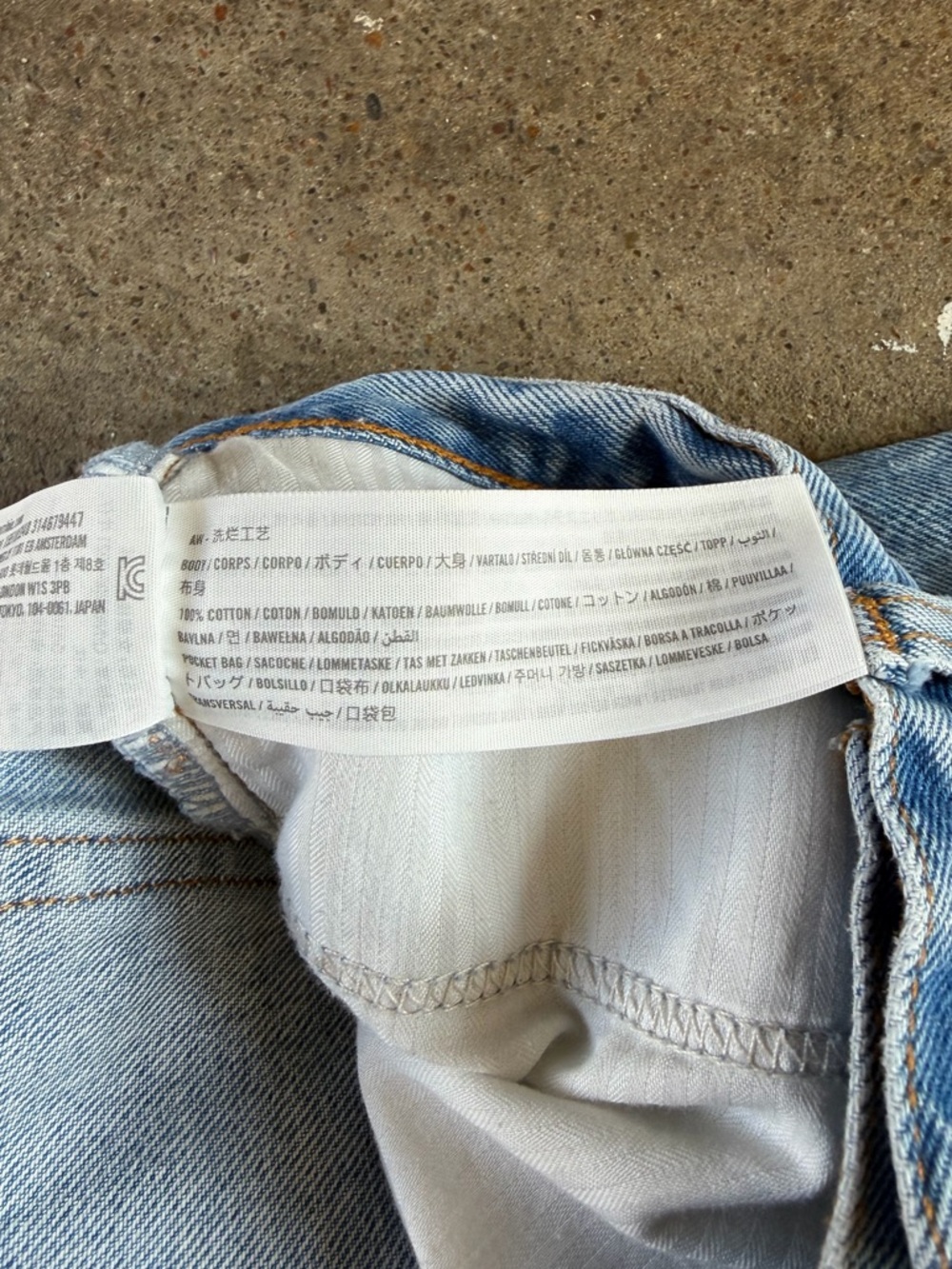 Abercrombie & Fitch The Slouchy Jean Mid Rise in Medium Wash Size 31 Long Denim - Picture 10 of 10